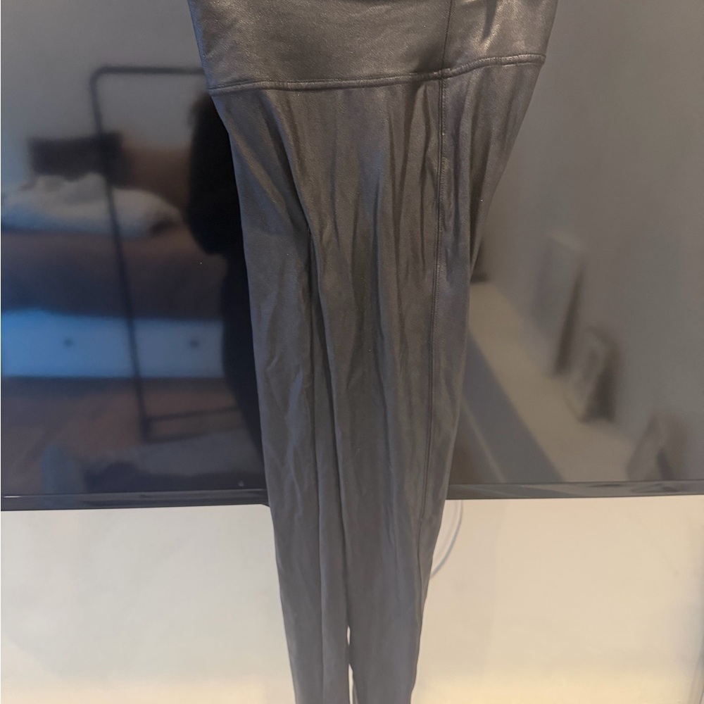 Spanx Black Satin Pants